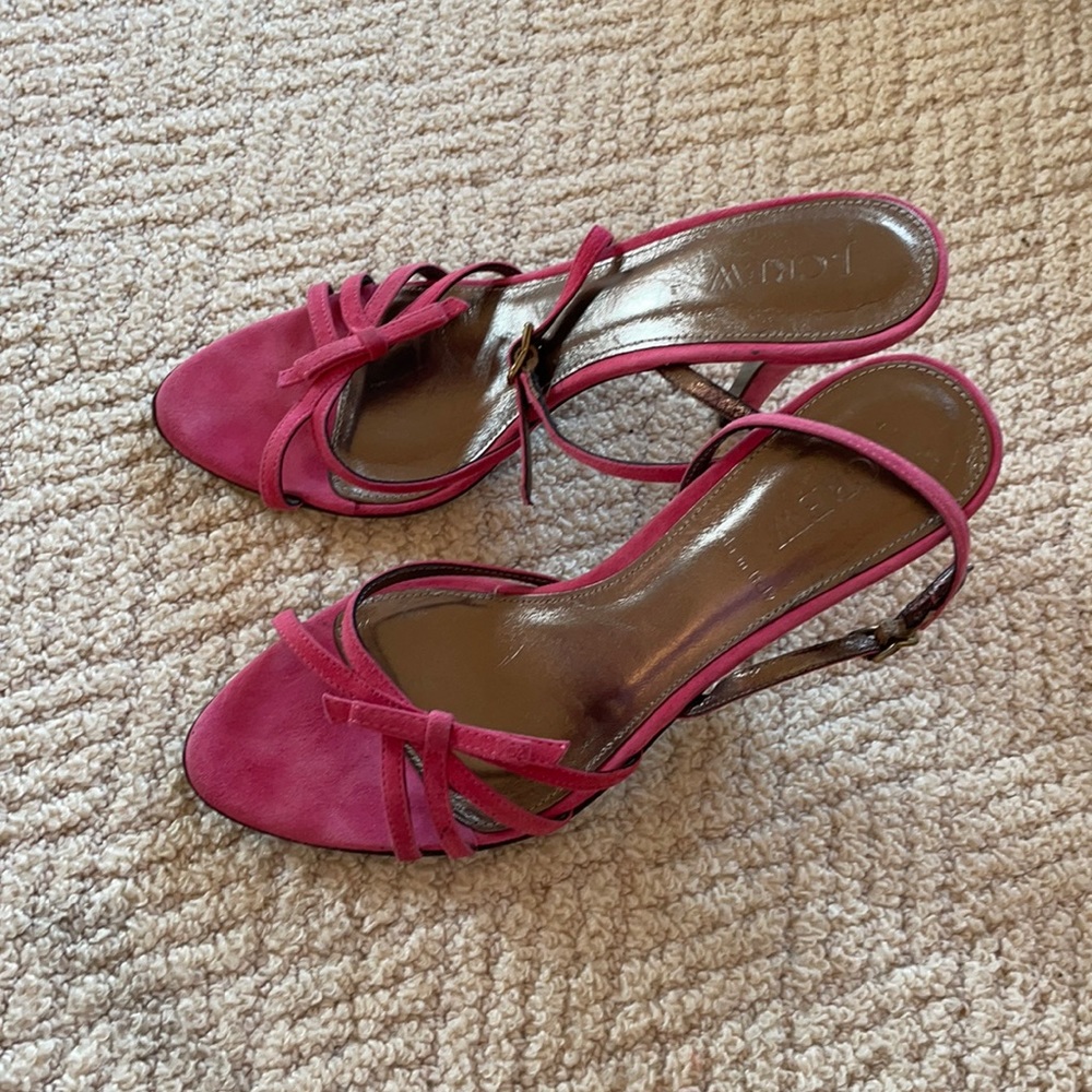 Vintage Pink Kitten Heels